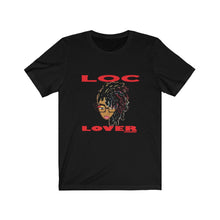 Load image into Gallery viewer, Unisex Loc Lover Jersey Short Sleeve Tee. $19.99