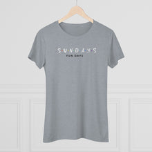 Load image into Gallery viewer, Sunday Funday Women's Triblend Tee