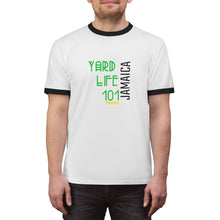 Load image into Gallery viewer, Unisex Ringer Tee Jamaica Yard Life 101