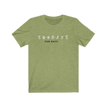 Load image into Gallery viewer, Sunday Funday Unisex Jersey Short Sleeve Tee