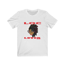 Load image into Gallery viewer, Unisex Loc Lover Jersey Short Sleeve Tee. $19.99
