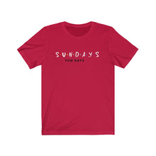 Load image into Gallery viewer, Sunday Funday Unisex Jersey Short Sleeve Tee