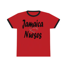 Load image into Gallery viewer, Jamaica Love Nurses Unisex Ringer Tee.