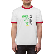 Load image into Gallery viewer, Unisex Ringer Tee Jamaica Yard Life 101