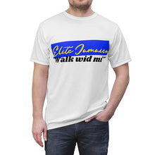 Load image into Gallery viewer, Unisex AOP Cut & Sew Tee, Elite Jamaica "Walk wid mi"
