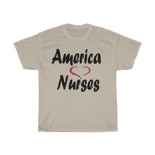 Load image into Gallery viewer, America Loves Nurses Unisex Heavy Cotton Tee.
