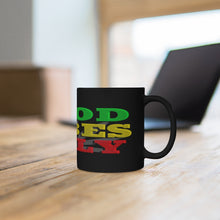 Load image into Gallery viewer, Good Vibes Only Black mug 11oz.
