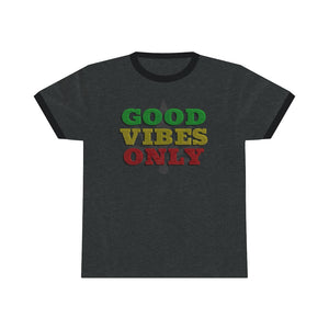 Unisex Good Vibes Only Ringer Tee.