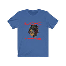 Load image into Gallery viewer, Unisex Loc Lover Jersey Short Sleeve Tee. $19.99
