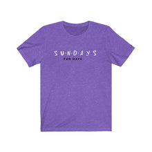 Load image into Gallery viewer, Sunday Funday Unisex Jersey Short Sleeve Tee
