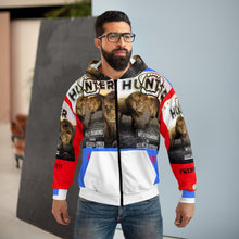 Load image into Gallery viewer, Hunter AOP w/Zipper Unisex Zip Hoodie
