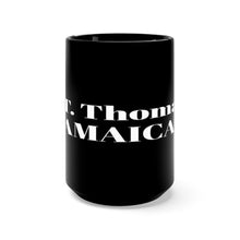 Load image into Gallery viewer, Black Mug 15oz, St.Thomas Jamaica
