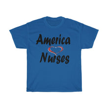 Load image into Gallery viewer, America Loves Nurses Unisex Heavy Cotton Tee.
