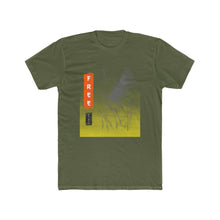 Load image into Gallery viewer, Men&#39;s Cotton Printed &quot;Free Spirit&quot; Crew Tee.
