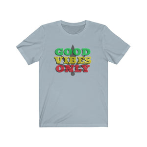 Unisex Good Vibes Only Jersey Short Sleeve Tee.