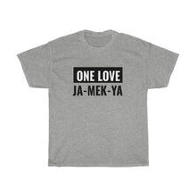 Load image into Gallery viewer, Unisex Heavy One Love &quot;Jamekya&quot; Cotton Tee.

