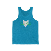 Load image into Gallery viewer, Unisex Jersey Tank, Gees--Tshirts. $14.99
