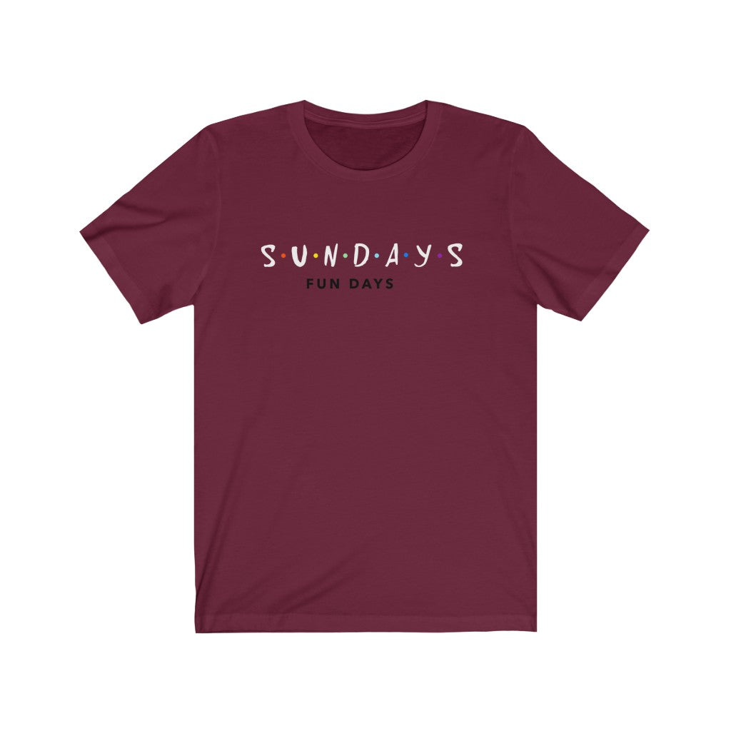 Sunday Funday Unisex Jersey Short Sleeve Tee