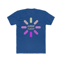 Load image into Gallery viewer, Men&#39;s Cotton Crew Tee, Sunday Funday.
