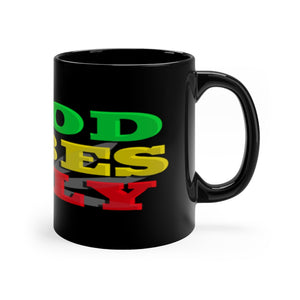 Good Vibes Only Black mug 11oz.