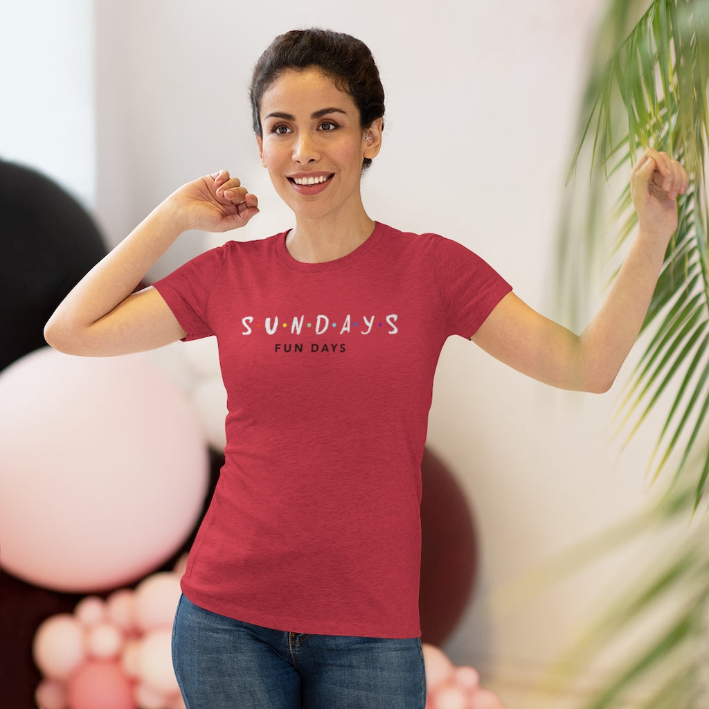 Sunday Funday Women's Triblend Tee
