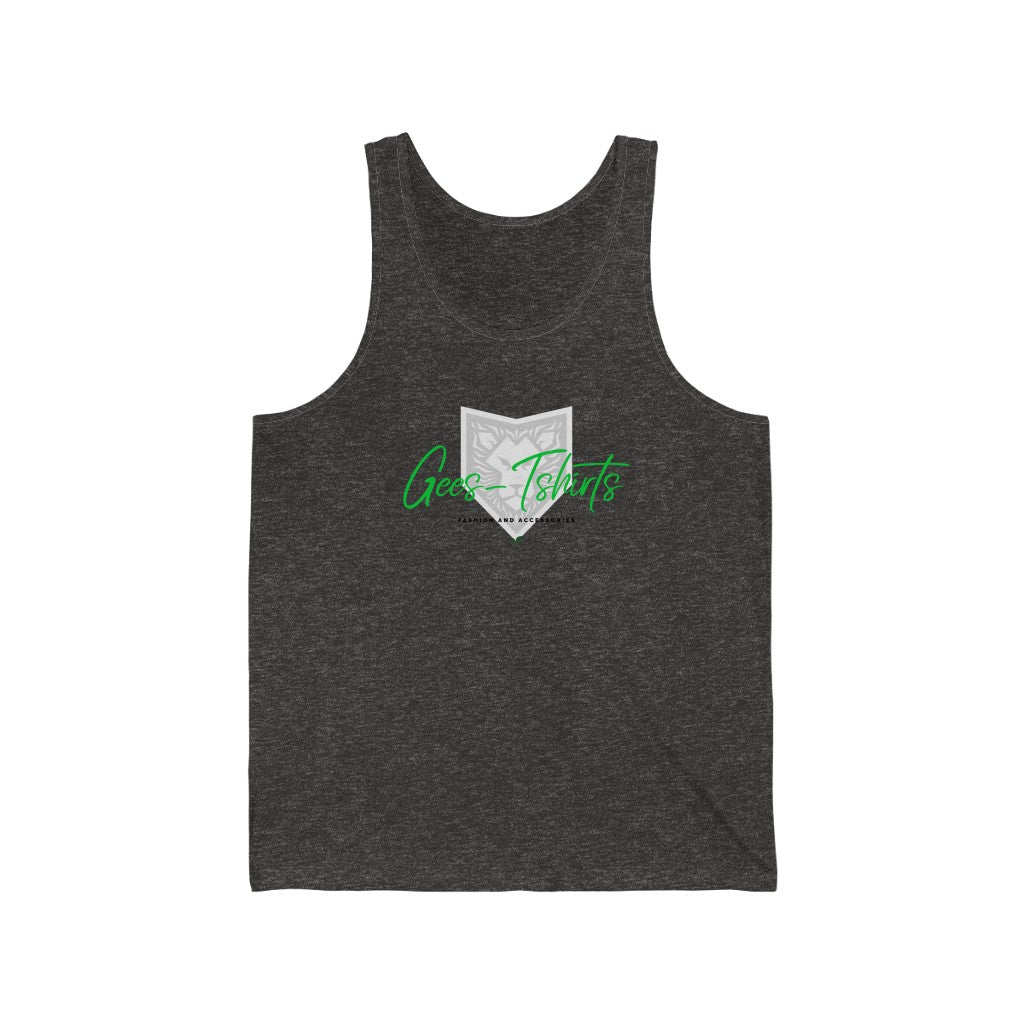 Unisex Jersey Tank, Gees--Tshirts. $14.99