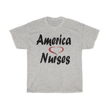 Load image into Gallery viewer, America Loves Nurses Unisex Heavy Cotton Tee.
