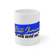 Load image into Gallery viewer, Mug 11oz, Elite Jamaica &#39;walk wid mi.&#39;
