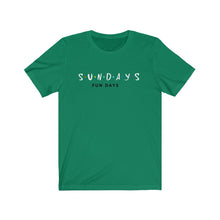 Load image into Gallery viewer, Sunday Funday Unisex Jersey Short Sleeve Tee
