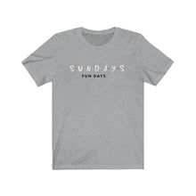 Load image into Gallery viewer, Sunday Funday Unisex Jersey Short Sleeve Tee
