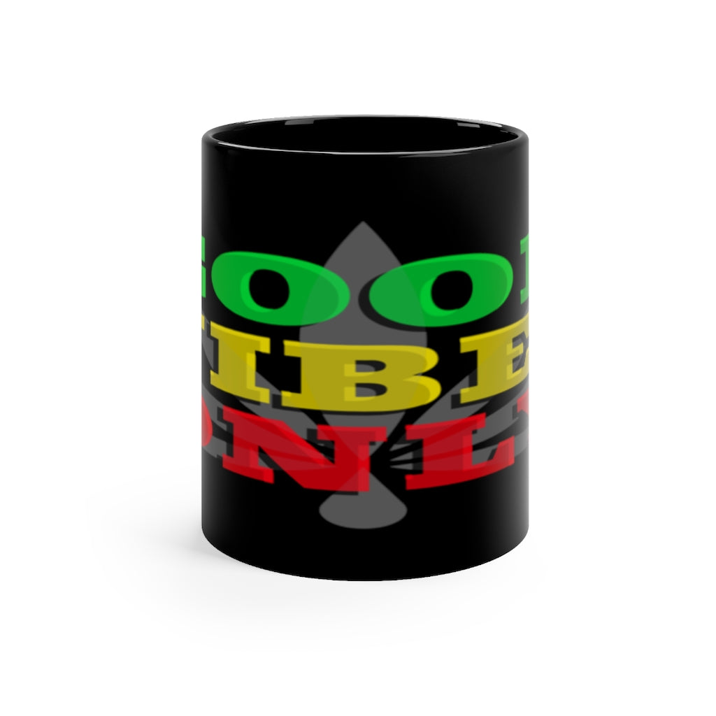 Good Vibes Only Black mug 11oz.