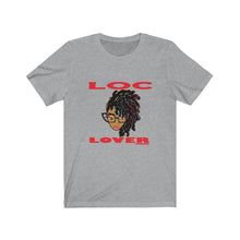Load image into Gallery viewer, Unisex Loc Lover Jersey Short Sleeve Tee. $19.99
