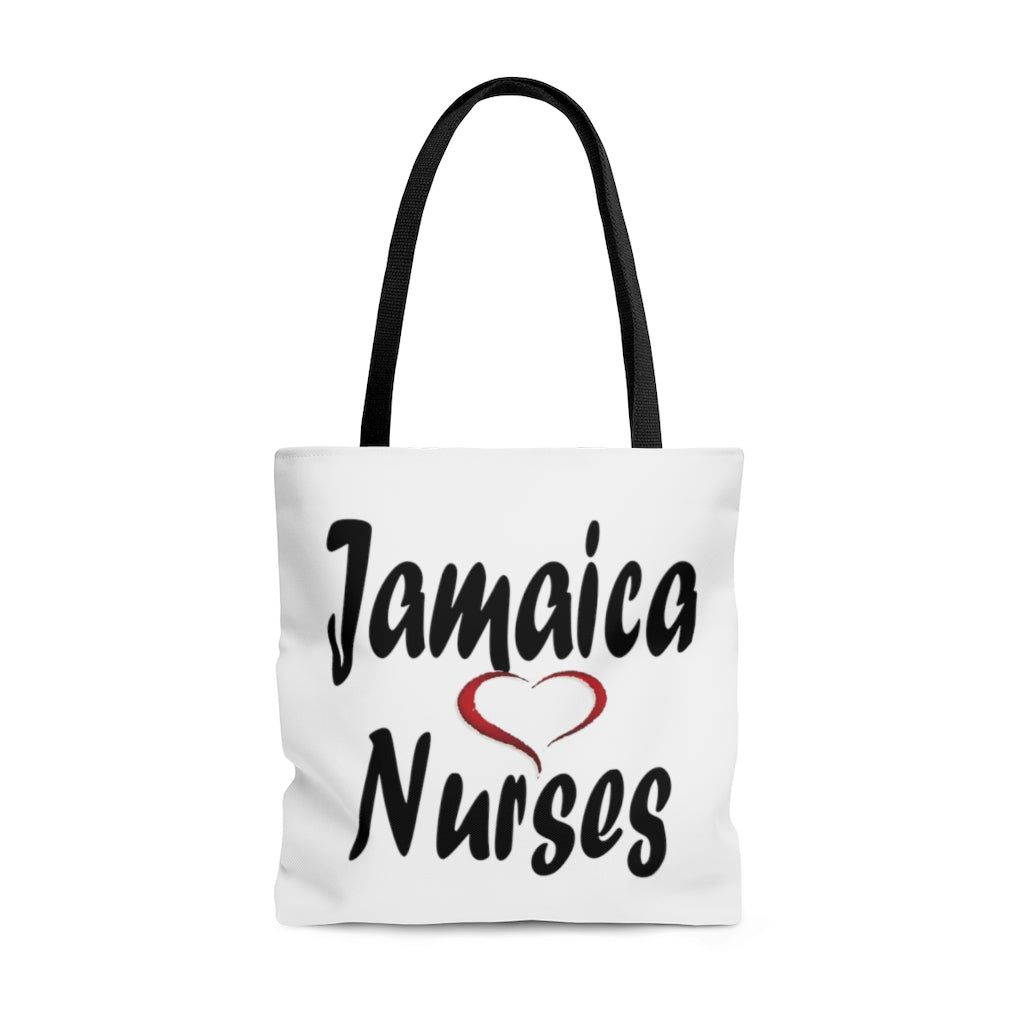 Jamaica Loves Nurses AOP Tote Bag.